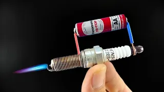 How to make a simple welding machine from spark plugs at home!