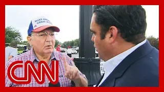 Trump voter's false claim surprises CNN reporter