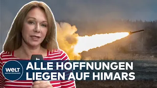 KAMPF UM DONEZK: Massive Bombardierungswellen - Ukrainer hoffen auf US-Raketenwerfer