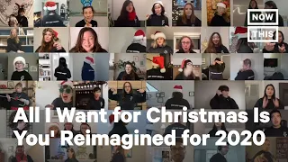 Choir Sings 'All I Want for Christmas Is You' Pandemic Parody | NowThis