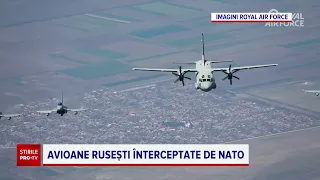 Avioane rusești, interceptate deasupra Mării Negre. NATO a activat forțele de reacție rapidă