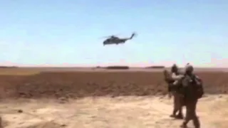 Afghanistan Helicopter tracked by UFO В Афганистане за Вертолетом следят два НЛО