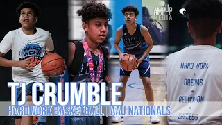 TJ Crumble is a Force for AAU National Champions 2026 Hardwork Basketball