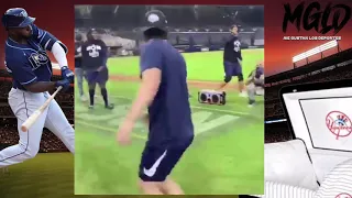 Randy Arozarena vs Brett Phillips (Dance Duel) after eliminating the Yankees