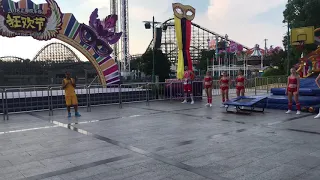 Basketball performance in Shanghai Happy Valley