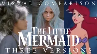 The Little Mermaid - Side-by-Side Comparison (Disney/Rusalochka/Malá morská víla)