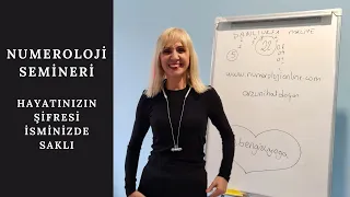 NUMEROLOJİ SEMİNERİ - EĞİTİM VİDEOSU 📚