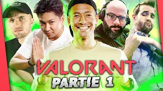 ON FORME LA MEILLEURE TEAM ! ► VALORANT Ft.  SQUEEZIE, HENRY, MOMAN, SKYYART PARTIE 1