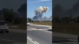 В Крыму по военному аэродрому в Новофедоровке нанесли ракетный удар