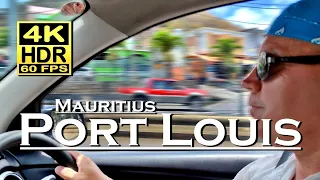 Road to downtown Port Louis, Mauritius 👀 video 4K 60fps HDR ( UHD ) Dolby Atmos 💖 car ride