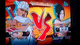 Naruto Ultimate Ninja Storm 2 killer bee vs sasuke