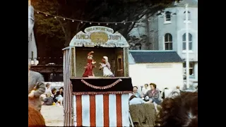 Punch & Judy Exmouth Beach 1958