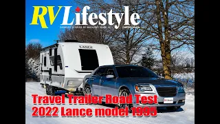 RV Lifestyle Magazine Road Test the 2022 Lance model 1995 travel trailer, (Towed by a Chrysler 300)