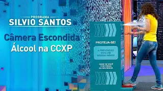 Álcool em Gel na CCXP - Alcohol Gel Hand Sanitiser Prank | Câmeras Escondidas (05/03/23)