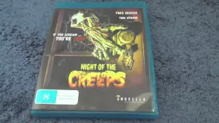 Night of the Creeps Blu ray (Umbrella Entertainment)