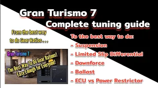 GT7 - The Best Tuning Guide For Gran Turismo 7 From The Fastest Drifter!