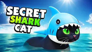 Crazy CAT Pretends to be a SHARK And Hunts Humans! - Little Kitty Big City