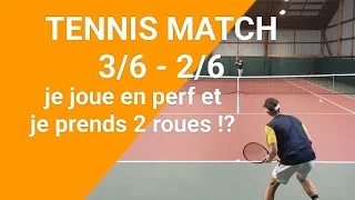 TENNIS MATCH 3/6 VS 2/6 ( j'ai pris une leçon de tennis 🎾😱)