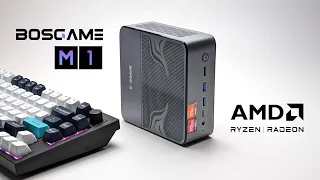 BOSGAME M1 First Look, An All-New Small Foot Print Fast Ryzen Mini PC