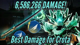 Goldtusk 6.5M DAMAGE Best Damage for Crota in the Crotas End Raid (Destiny 2 Season Of The Witch)