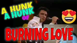 Elvis Presley - Burning Love Aloha From Hawaii, Live in Honolulu, 1973 (Reaction Video)