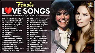 Best Love Songs❤️Female Love Songs❤️Best Of Celine Dion, Carpenters, Linda Ronstadt & More