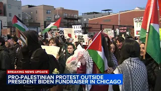 Chicago protest demands Gaza ceasefire outside Biden fundraiser