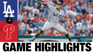 Dodgers vs. Phillies Game Highlights (5/20/22) | MLB Highlights