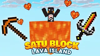 SATU BLOCK MISTERIUS YANG BERISI LAVA ! Lava Satu Block #1
