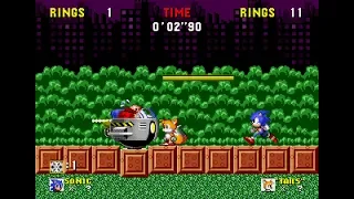 Sonic Bash Sega Genesis 2 player Netplay 60fps