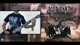 ICED EARTH - 20 RIFFS GUITAR MEDLEY / COVER VIDEO BY MARCOVERS974