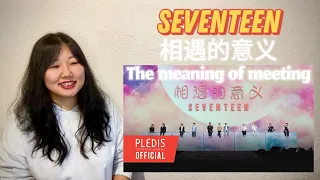 Реакция на SEVENTEEN(세븐틴) - 相遇的意义 (만남의 의미) @SEVENTEEN TOUR ‘FOLLOW’ TO MACAO