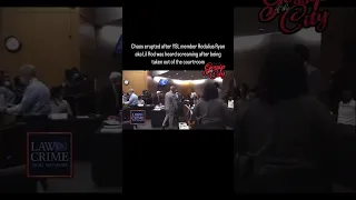 Lil Rod Meltdown in the courtroom during the YSL trial. Peep Thug’s attorney’s hand shaking 😮‍💨
