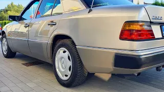 w124 Mercedes-Benz 250 D with legendary OM602 diesel engine 1989