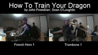 How To Train Your Dragon by John Powell/arr. Sean O'Loughlin (Horn 1 & Trombone 1 cover)