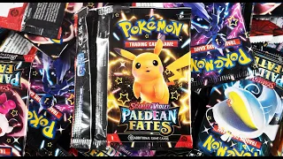 Opening 100x Paldean Fates Booster Packs