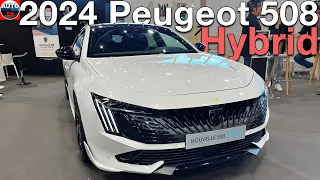 All NEW 2024 Peugeot 508 Hybrid - Visual REVIEW exterior, interior