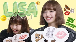 LISA Emoji Interview with ELLE Korea