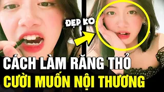 Dạy cách làm RĂNG THỎ chỉ với 2 phút, cô gái khiến DÂN TÌNH cười muốn nội thương | Tin Nhanh 3 Phút