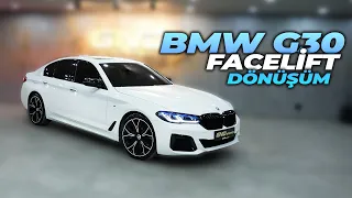 BMW 5 Serisi G30 u MSPORT a Dönüştürdük - Harika Facelift Dönüşüm! Vakum-Keyless-Elektrikli Bagaj