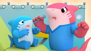 DON’T BE SCARED of the DENTIST Baby Shark! - Boo Boo Song for Kids | Shark Academy