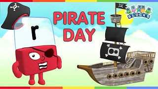 Phonics - Talk Like a Pirate Day 🏴‍☠️ | How Many Pirate Catchphrases Do You Know? | Alphablocks
