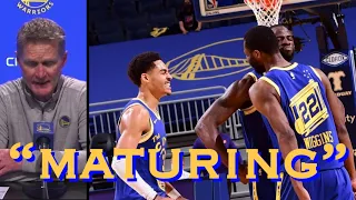 📺 Kerr on Warriors win vs Suns, who defended Stephen Curry well: “grit…just hung in there…maturing”