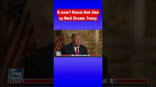 Trump tells Tucker who didn’t blow up Nord Stream pipeline #trump #tucker