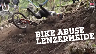 MTB Suspension in ACTION! Lenzerheide MTB World Cup DH in Slow Motion