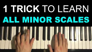 1 Trick to Learn All Minor Scales on Piano