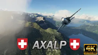 🛦 AXALP 2021 🛦 2.0 | Spectacular Swiss AirForce now in MSFS!! Pure sounding F/A 18 🛦 |4K|