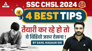 SSC CHSL Preparation 2024 | SSC CHSL 2024 Preparation Strategy by Sahil Madaan