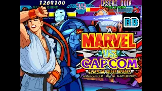 1998 [60fps] Marvel Vs. Capcom (Boss Hack) Ryu Warmachine Expert ALL