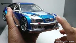 Jada 1/24 diecast custom BMW M3 E46 GTR Need for Speed Most Wanted